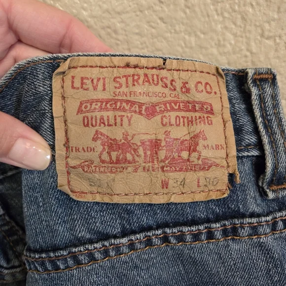 Men Levi's 511 Skinny Blue Jeans 34W x 30L - Picture 5 of 8